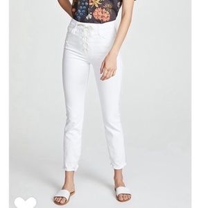 Mother Denim Dazzler Lace Up Jeans